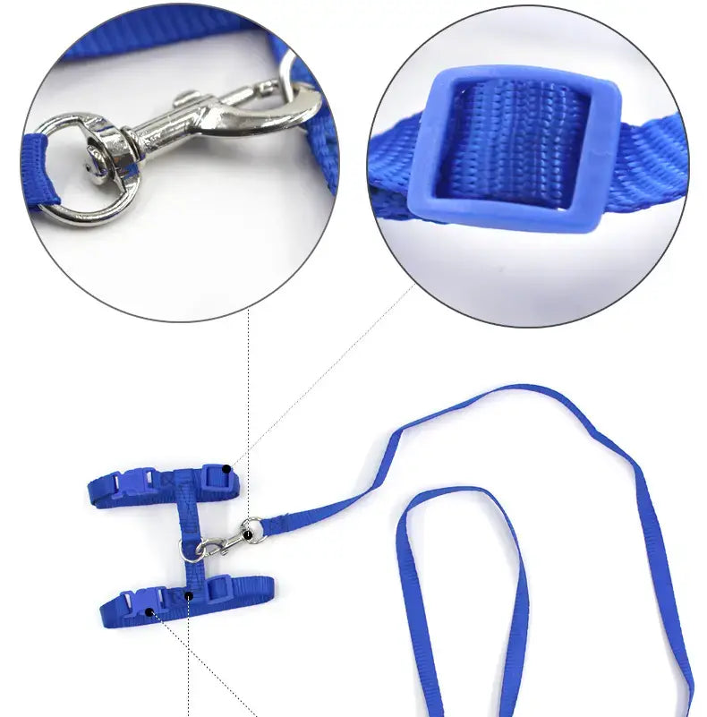 Cat Walking Harness and Leash - Secure & Comfortable Harness for Cats