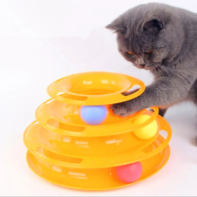 Pet cat toy Tower Tracks Disc