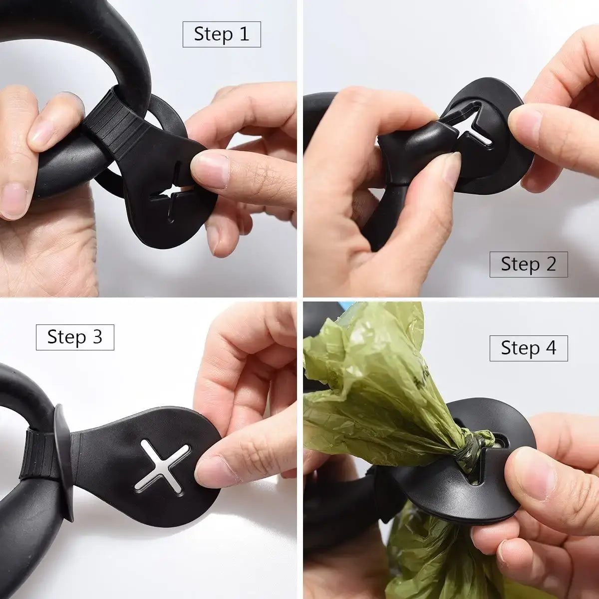 Hands-Free Dog Poop Bag Holder