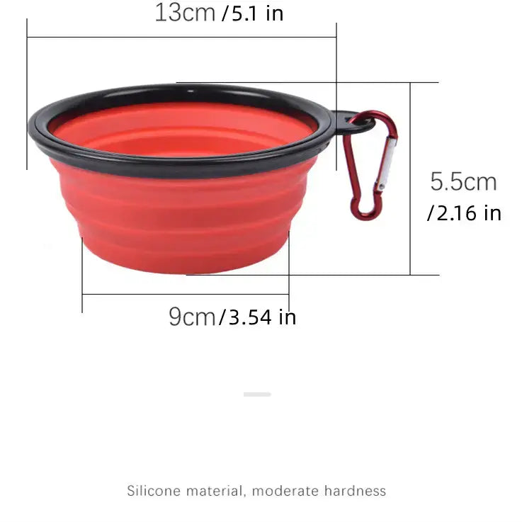 Portable Collapsible Pet Bowls