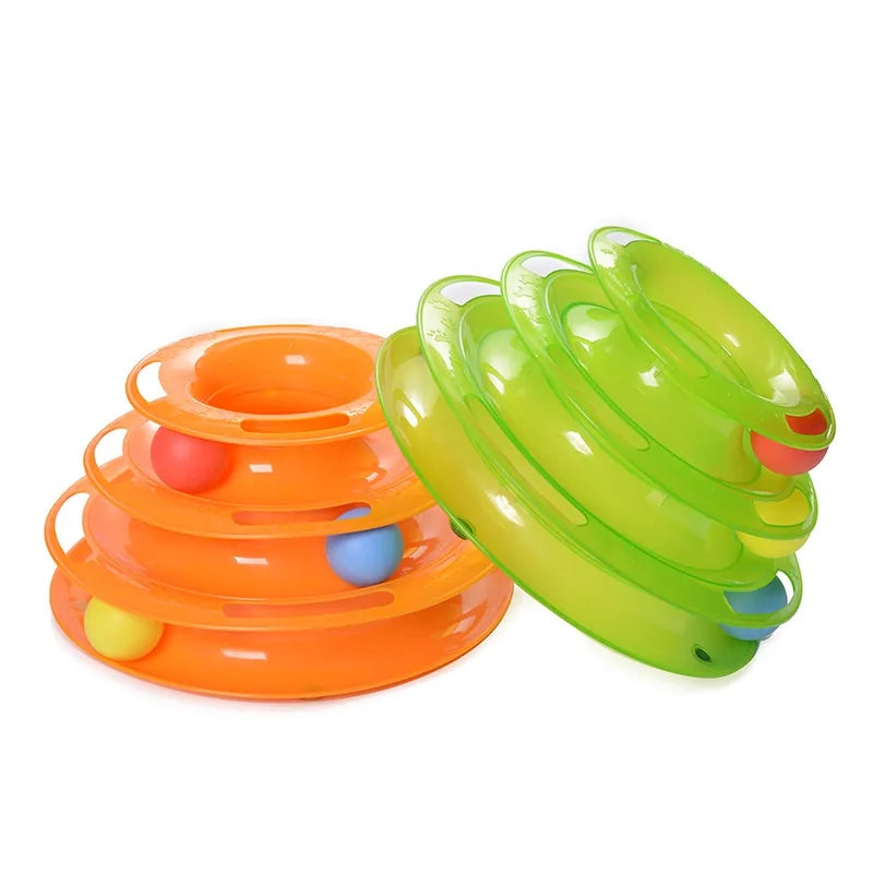 Pet cat toy Tower Tracks Disc