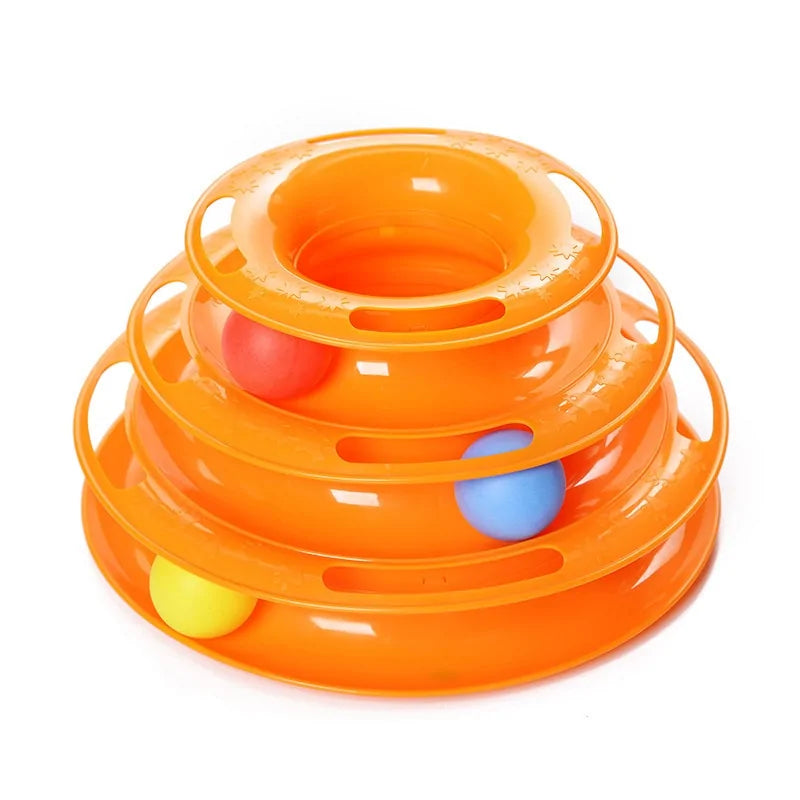 Pet cat toy Tower Tracks Disc